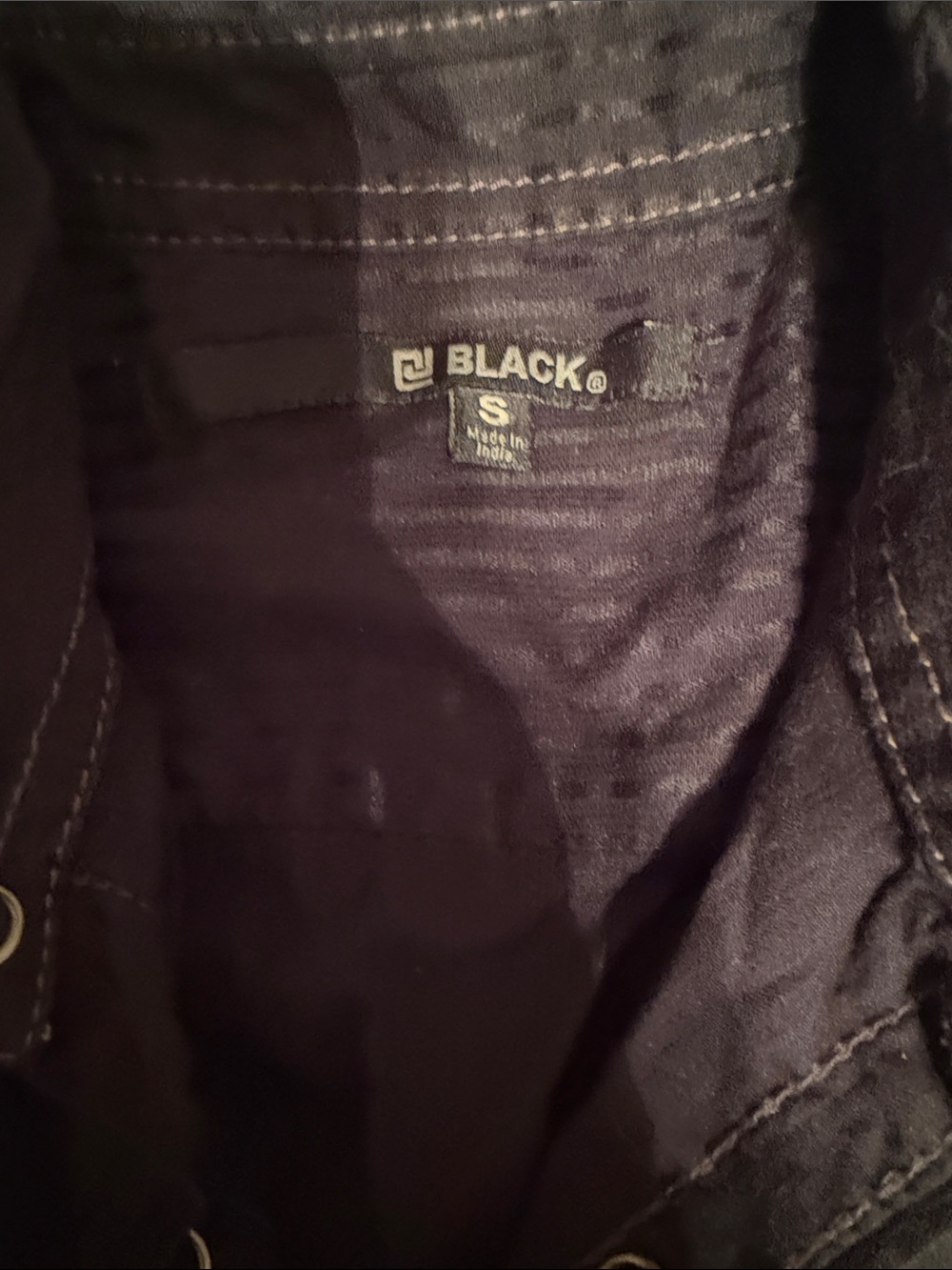 Black Brand Black Shirt Jacket